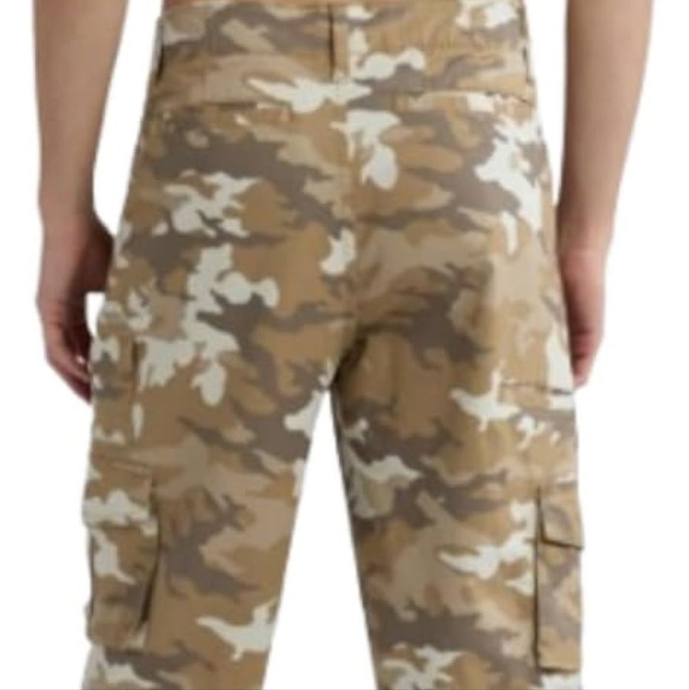 George Men's Brown Camouflage Cargo Shorts - Picture 2 of 5